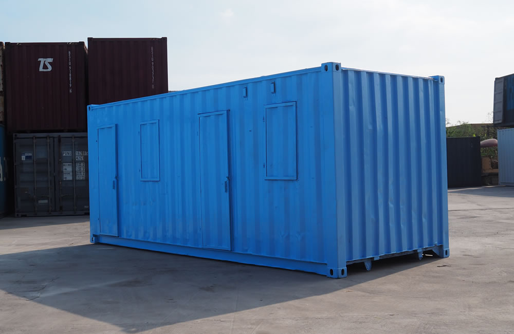 บ้านพักคนงานจากตู้คอนเทนเนอร์